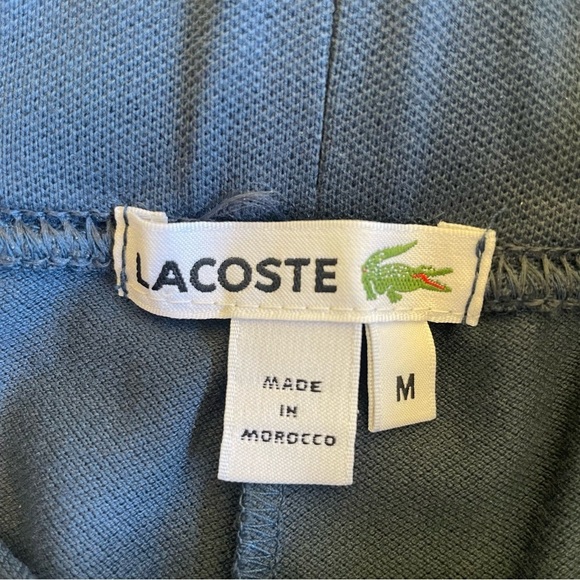 Lacoste Leggings with Ankle Bands – Navy Blue, Size Medium - Picture 5 of 10